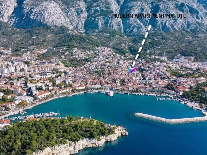 "Modern Apartment Matutu" - Parking Is In The Garage Makarska Exterior photo